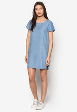 Загрузить изображение в средство просмотра галереи, Blue Mesh Mix Dress
