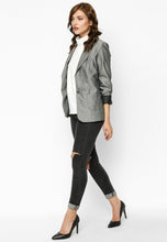 Загрузить изображение в средство просмотра галереи, Gray Fashion Trend Jacket
