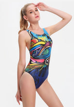 Load image into Gallery viewer, One-piece Bikini Blue Set

